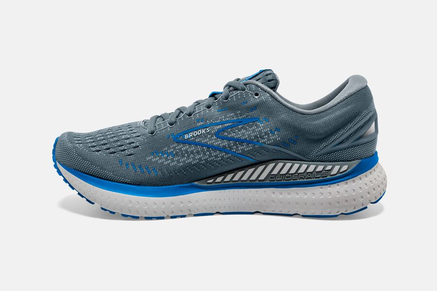 Brooks Glycerin Gts 19 Road Loopschoenen Heren - Grijs/Blauw - 286471HKA